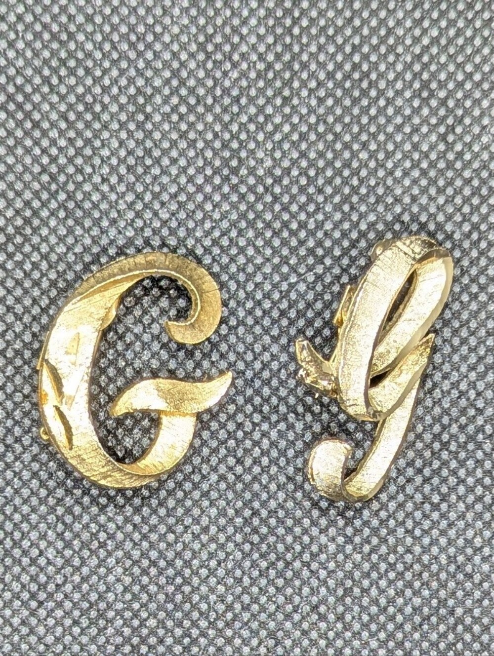 Vintage Mamaselle Lower And Upper Case Script "G" Initials
